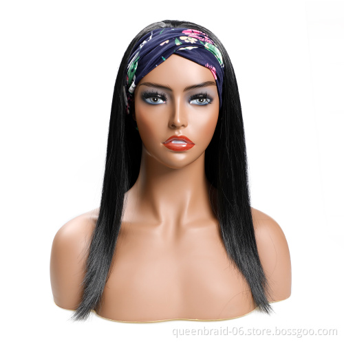 Headdress series long and short straight curved multicolor synthetic wig synthetic front lace wig